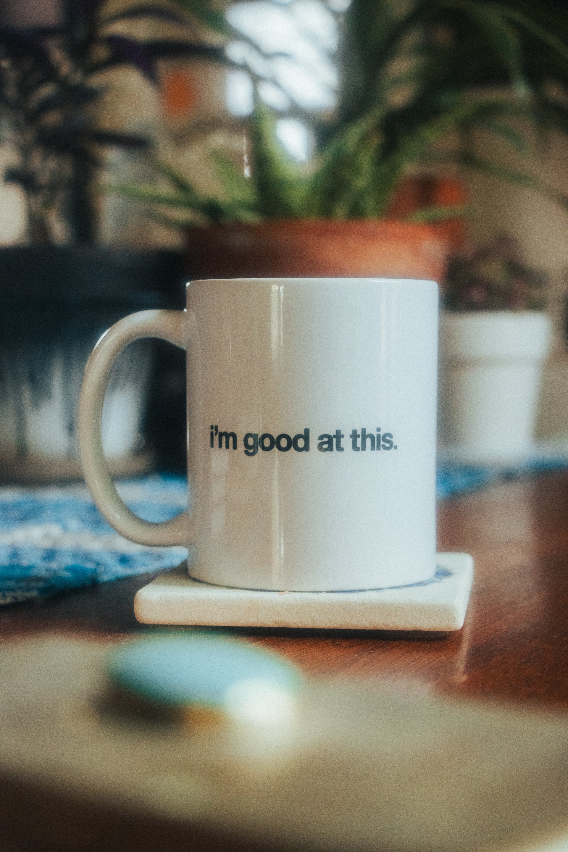 i'm good at this mug