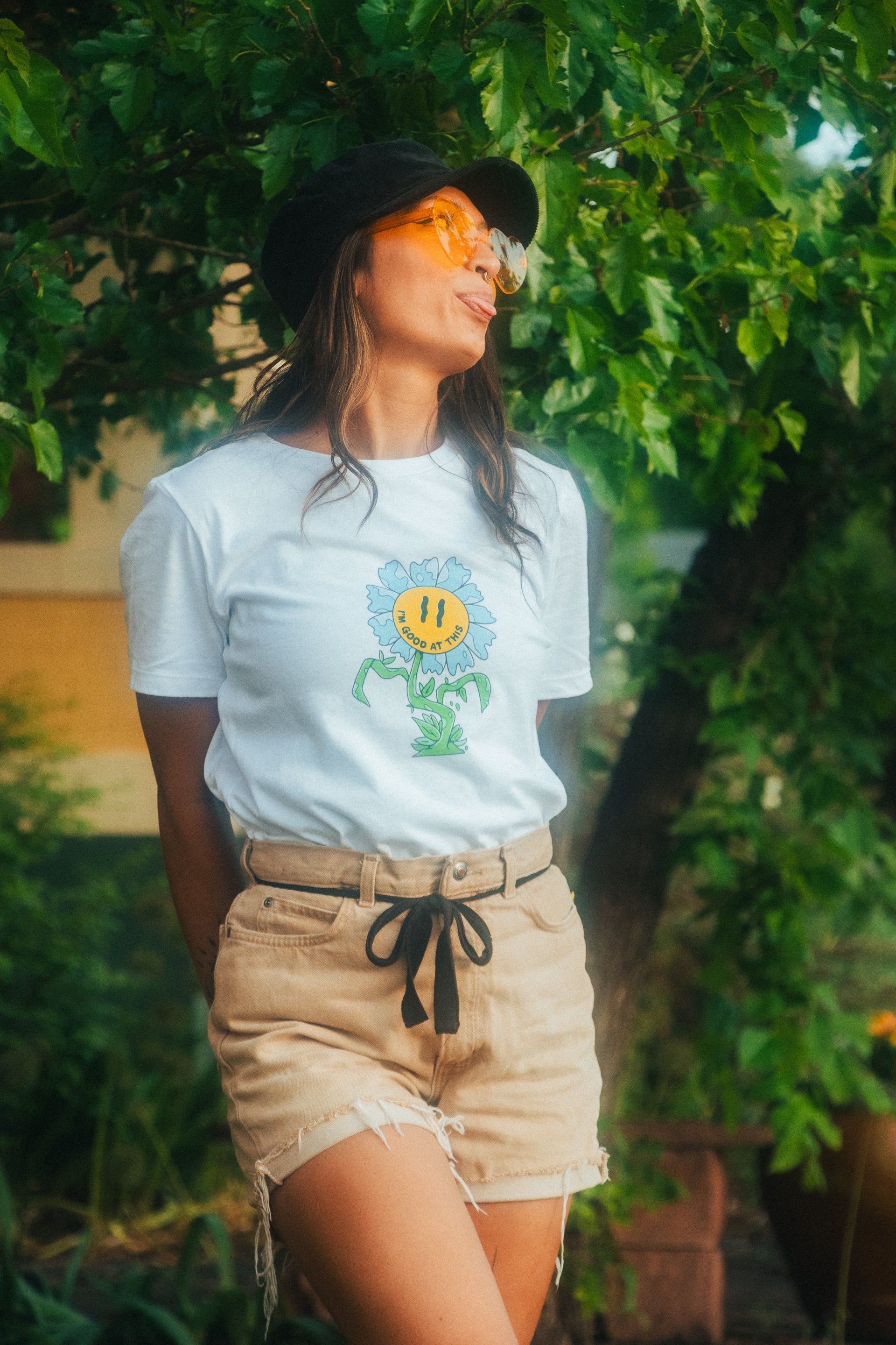 women's flora tee