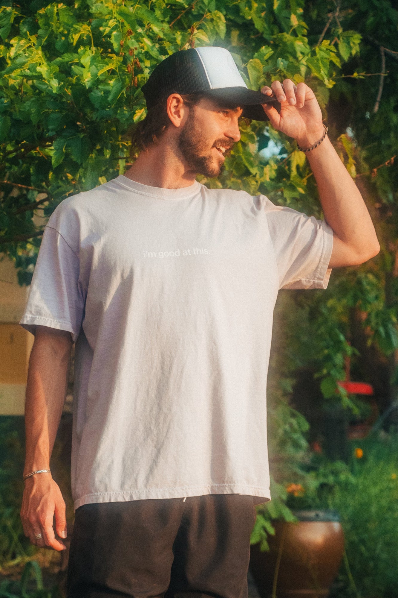 i'm good at this tee