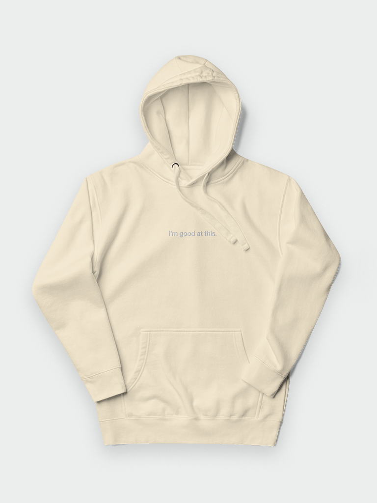 embroidered hoodie