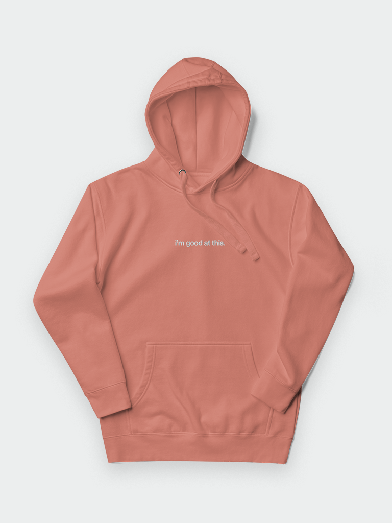 embroidered hoodie
