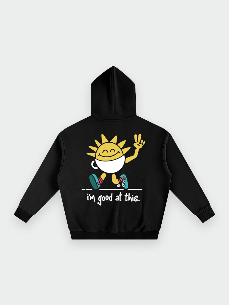 coffee sessions hoodie – black