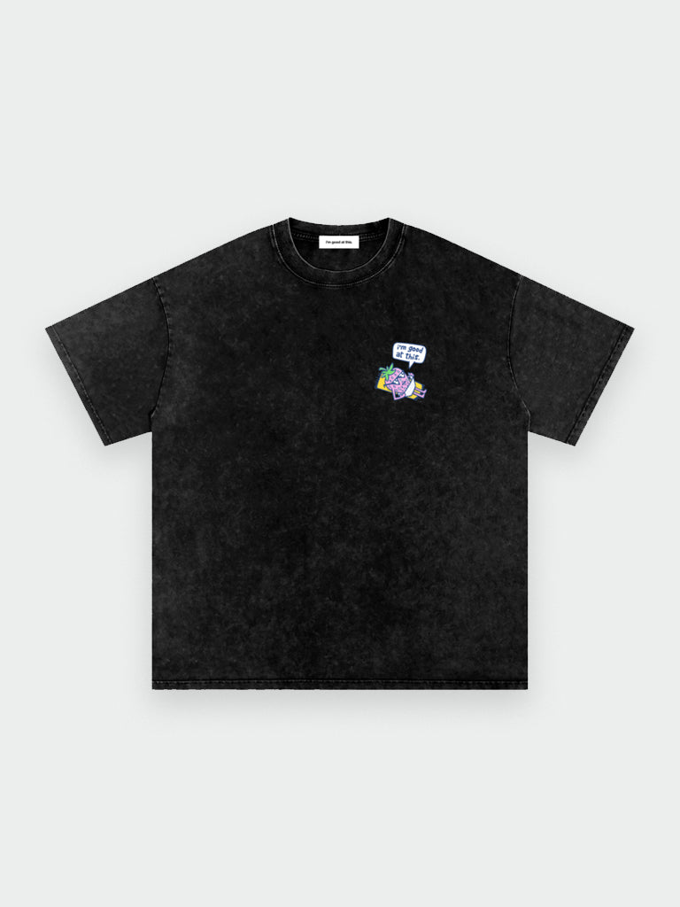 berry good at this tee – charcoal