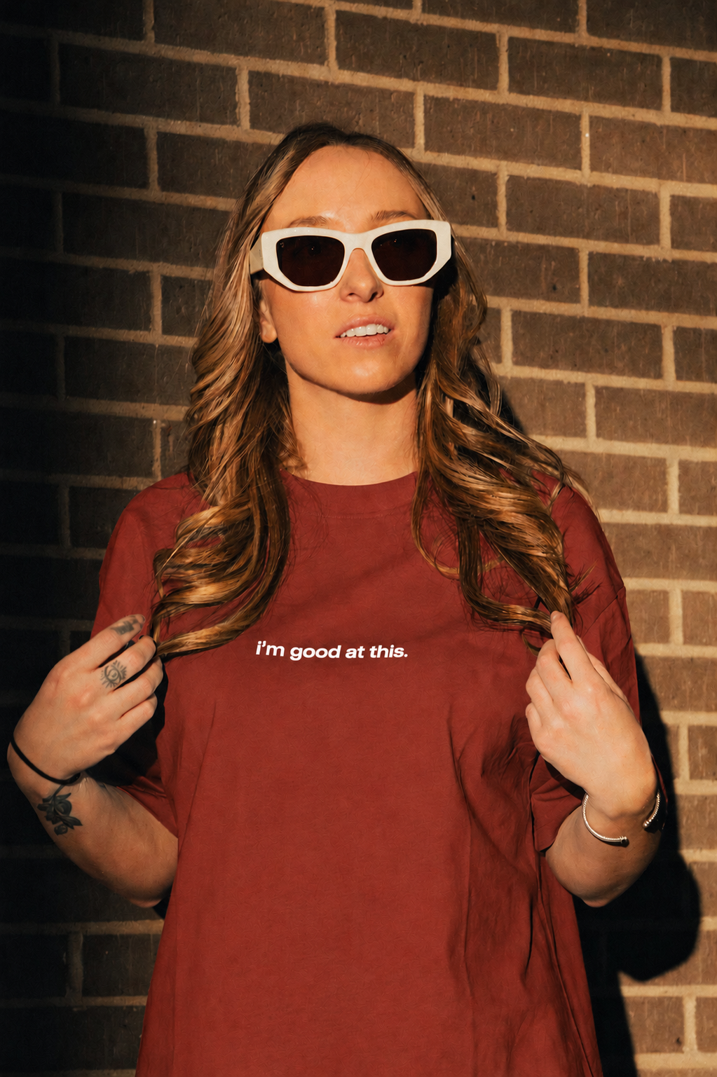 classic tee – brick red
