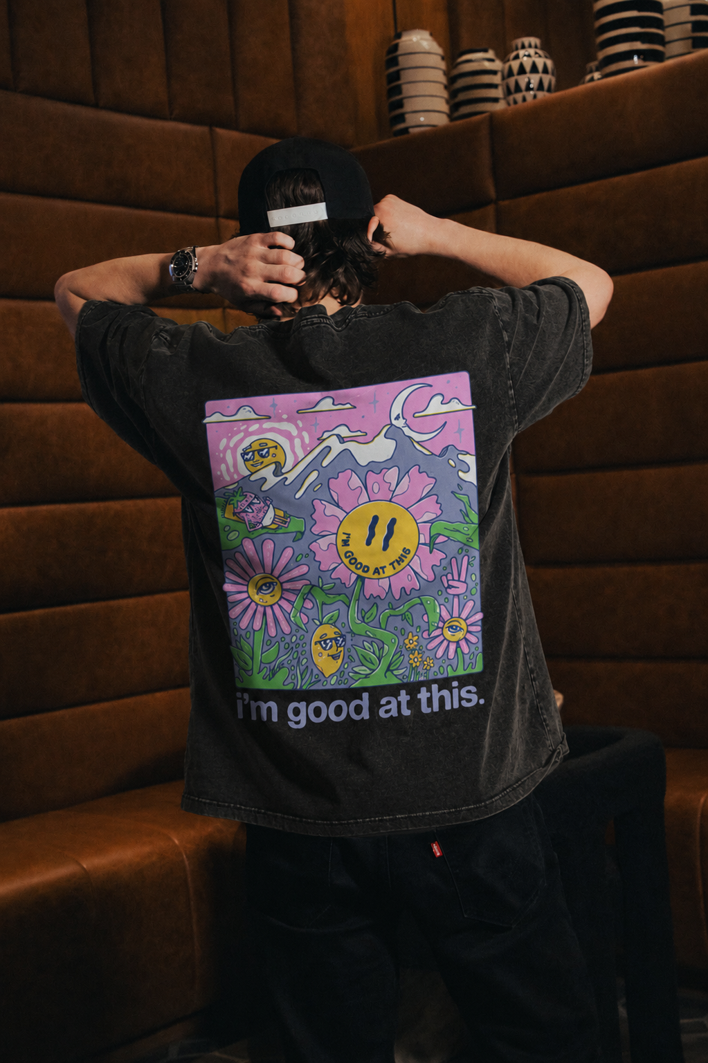 berry good at this tee – charcoal