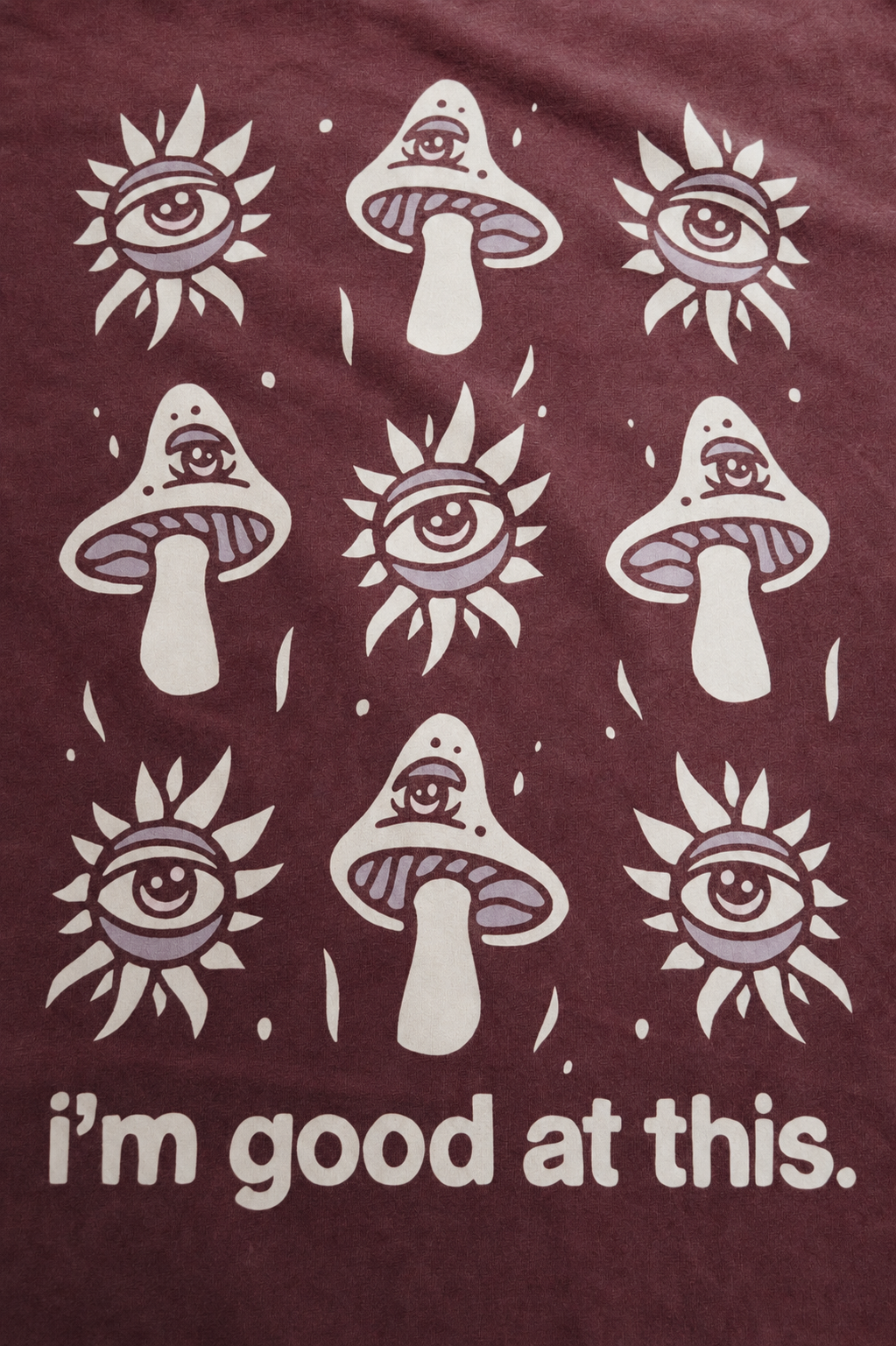 open your mind tee – crimson