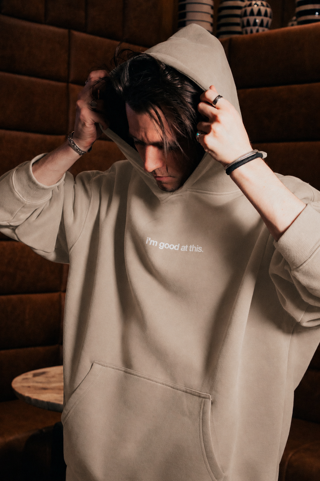 classic hoodie – dune