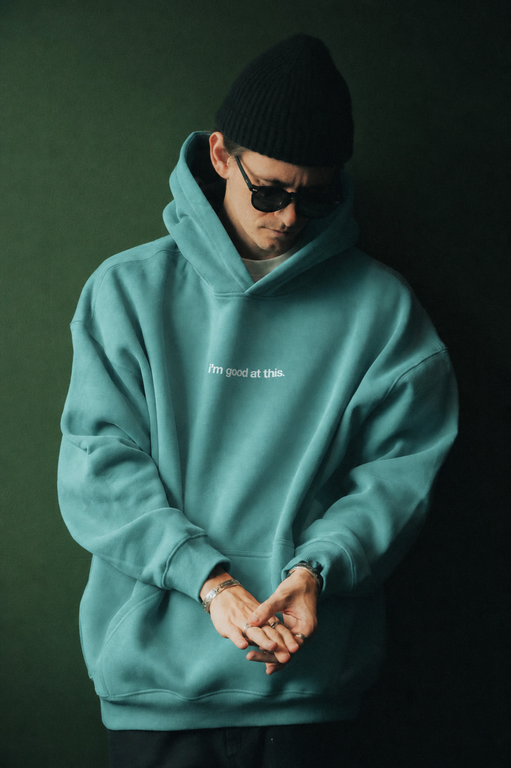 classic hoodie – emerald
