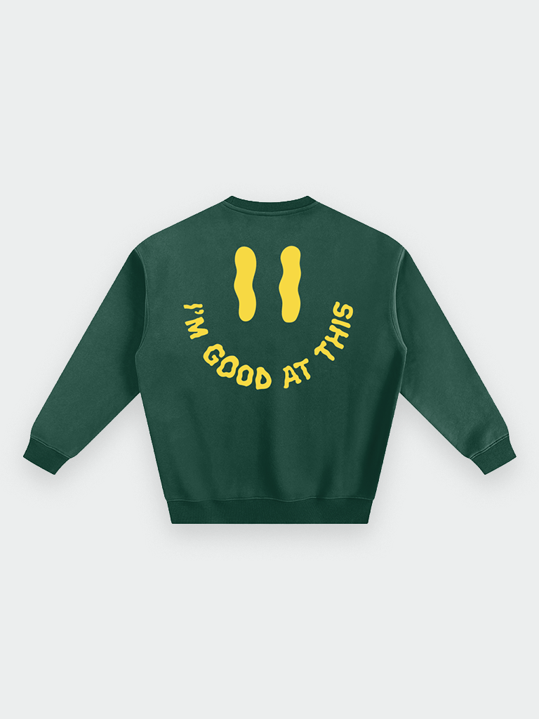 drip smiley crew – forest