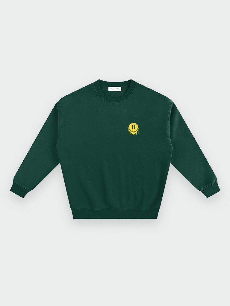 drip smiley crew – forest
