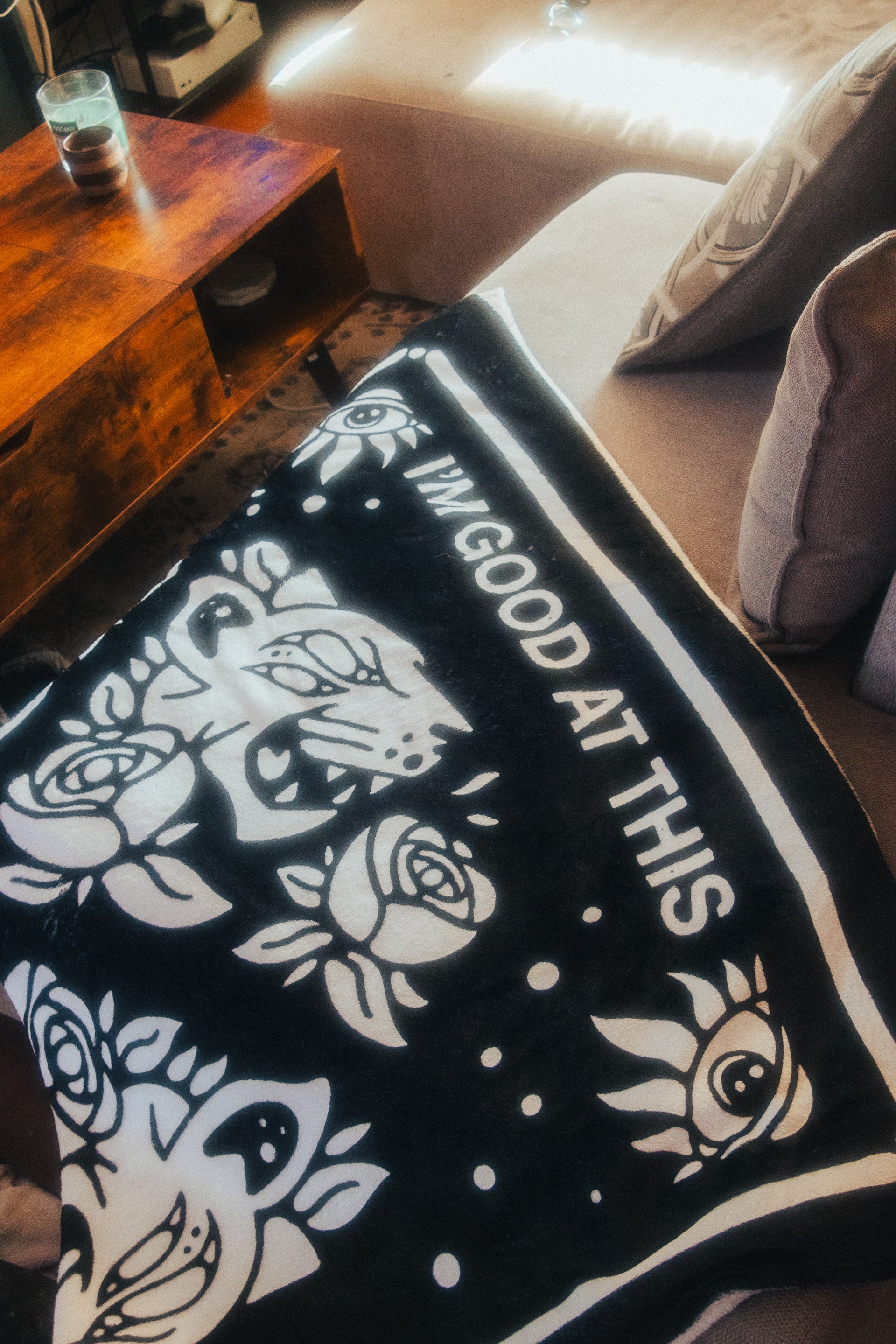 snow cats blanket