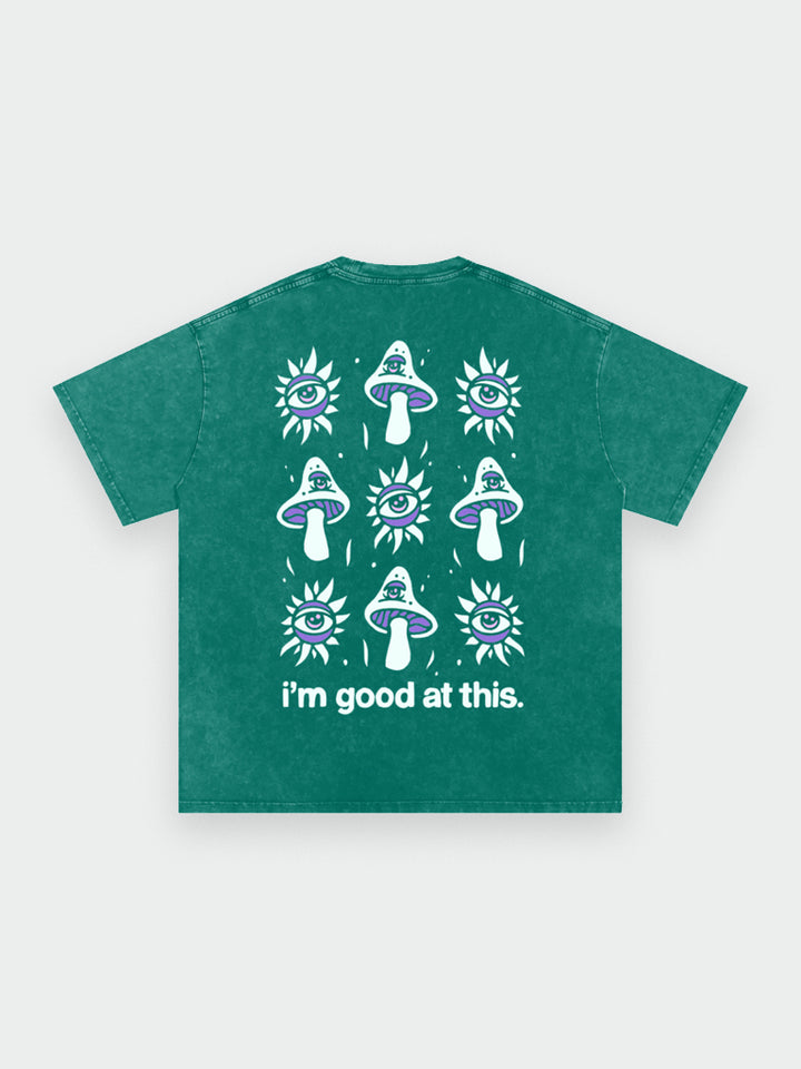 POS Open Your Mind Tee - moss