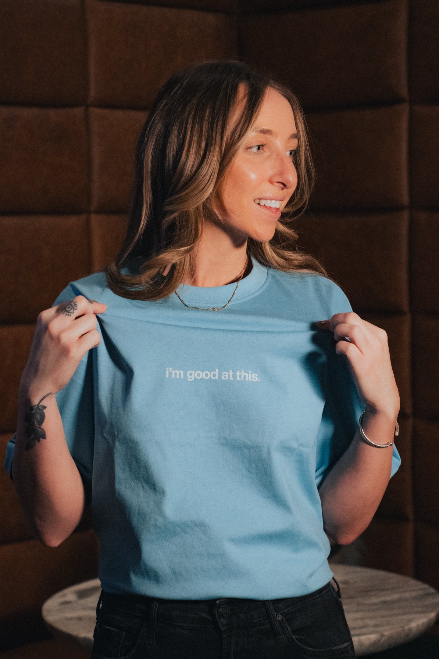 classic tee – baby blue