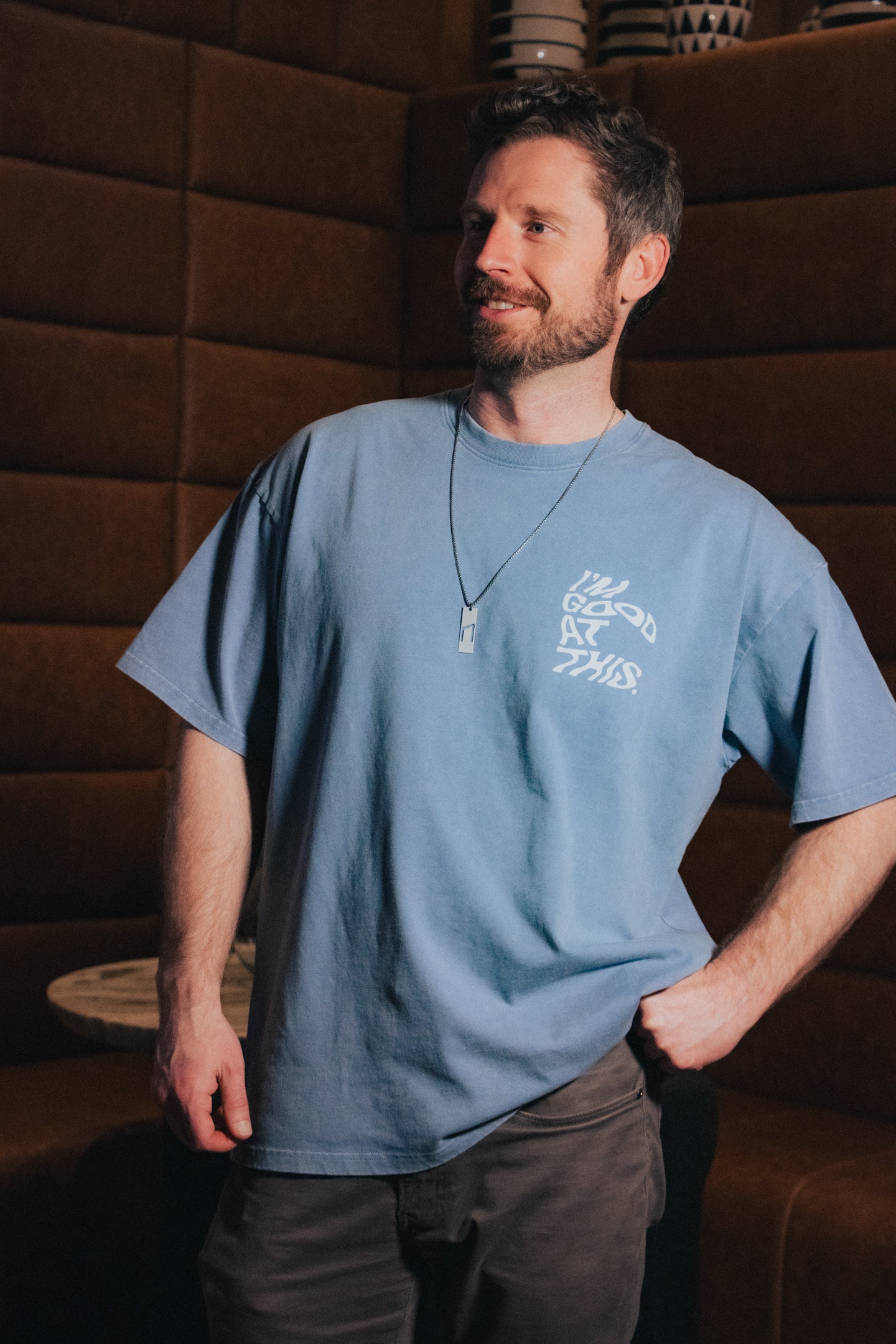 swirl tee – blue steele