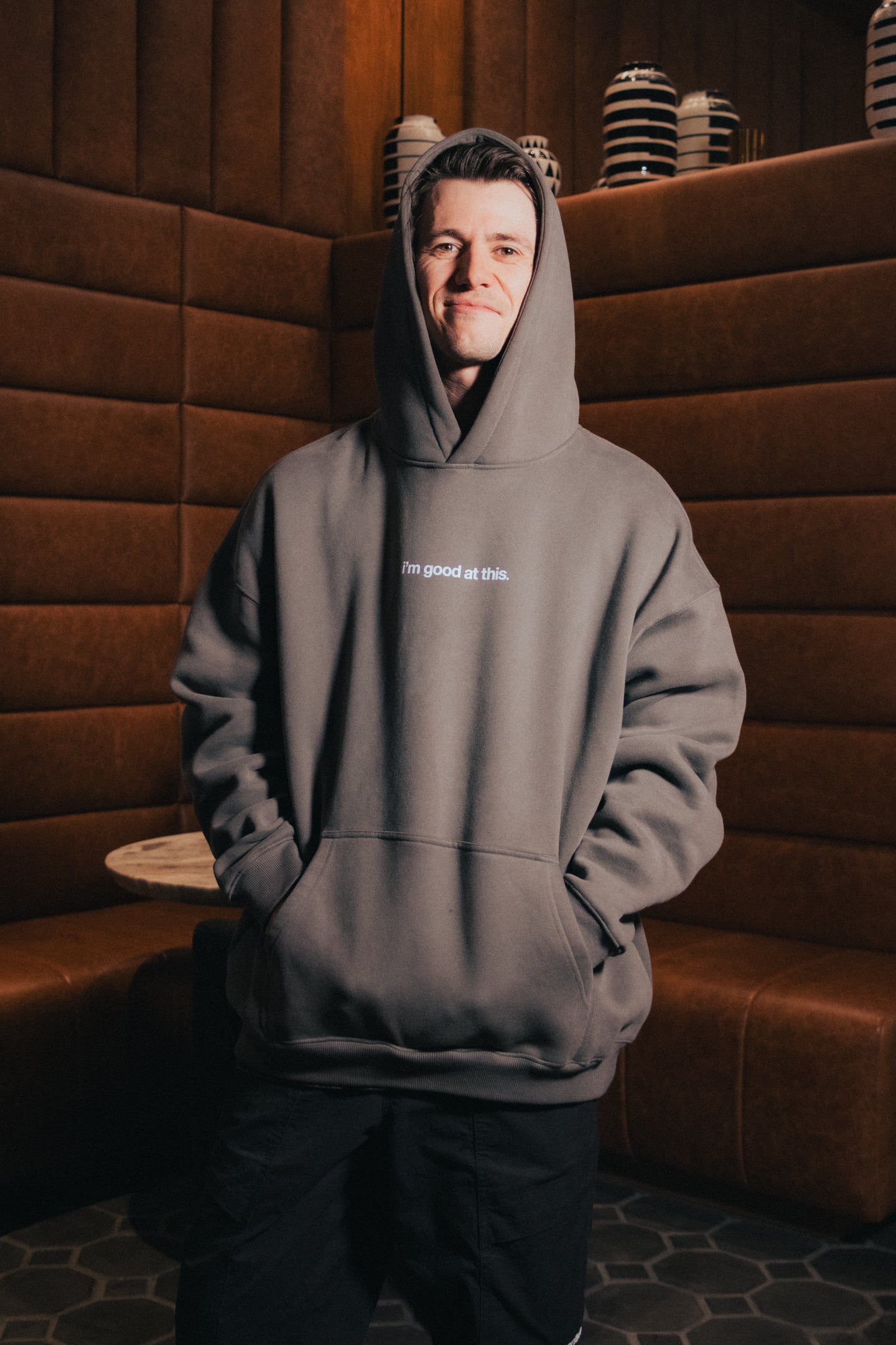 classic hoodie – grey