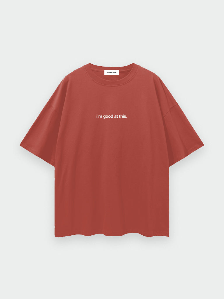 classic tee – brick red