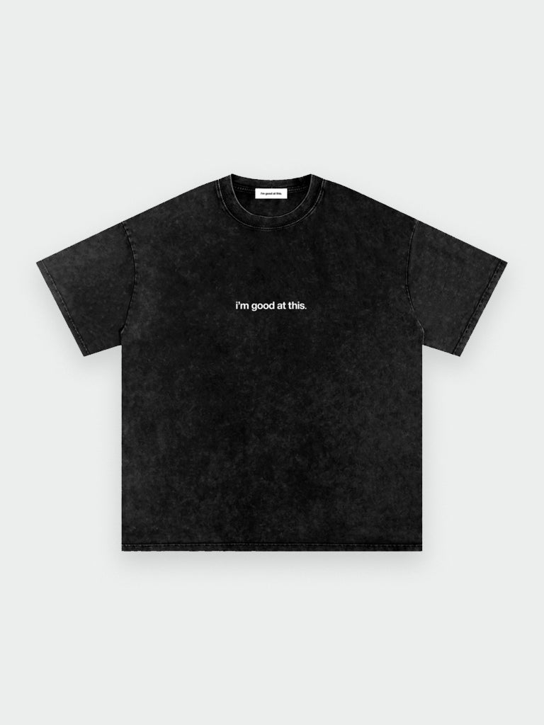 signature tee – charcoal