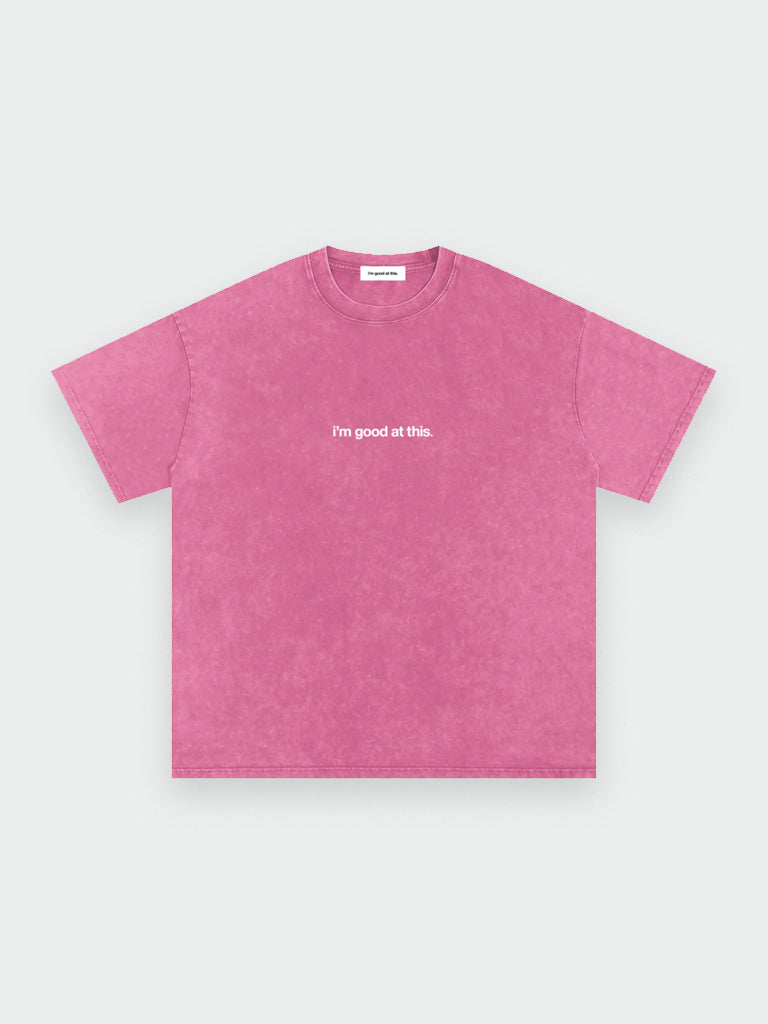 signature tee – bubblegum