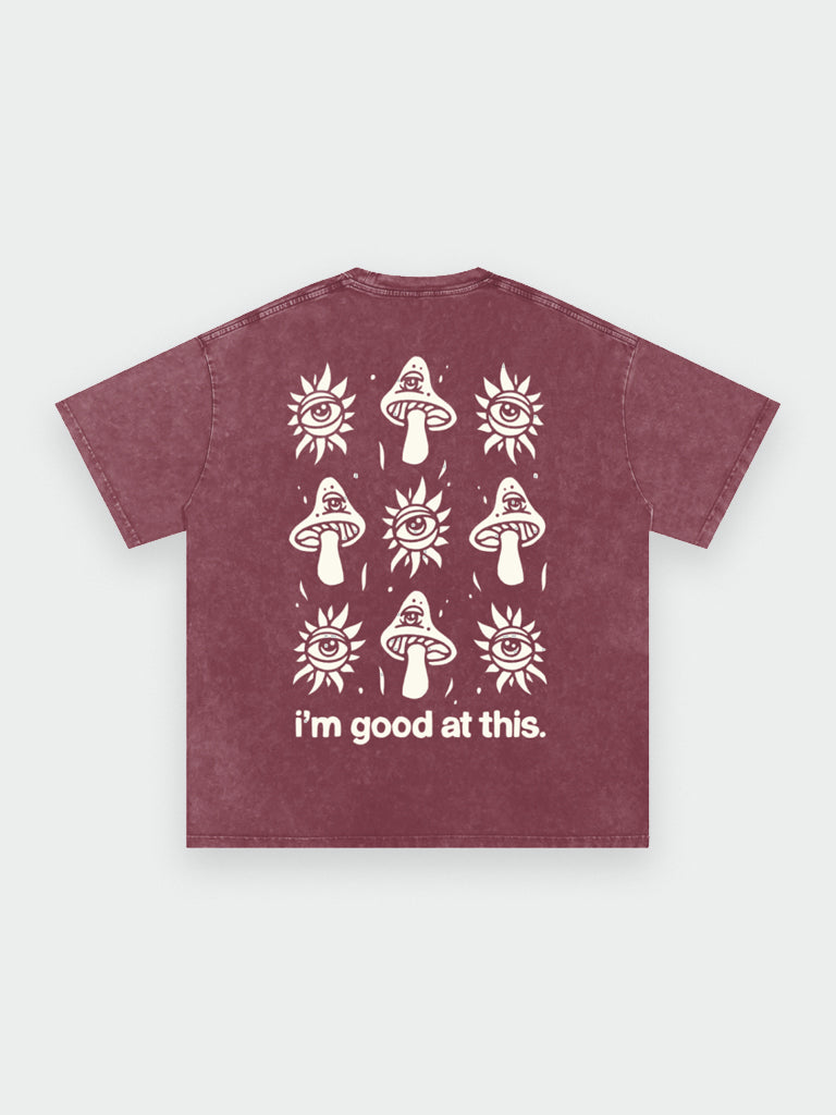 open your mind tee – crimson