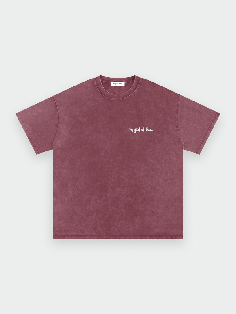 open your mind tee – crimson