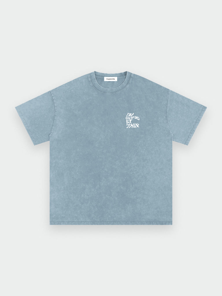 swirl tee – blue steele